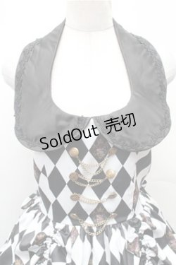 画像3: ATELIER PIERROT / Diamond Circus　 Vest One Piece  黒ｘ白 S-26-02-01-052-EL-OP-AS-ZS