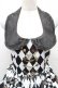 画像3: ATELIER PIERROT / Diamond Circus　 Vest One Piece  黒ｘ白 S-26-02-01-052-EL-OP-AS-ZS (3)