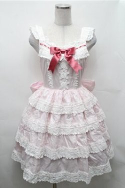 画像1: BABY,THE STARS SHINE BRIGHT / エリザベスジャンパースカート  ピンク S-26-02-01-056-BA-OP-AS-ZS