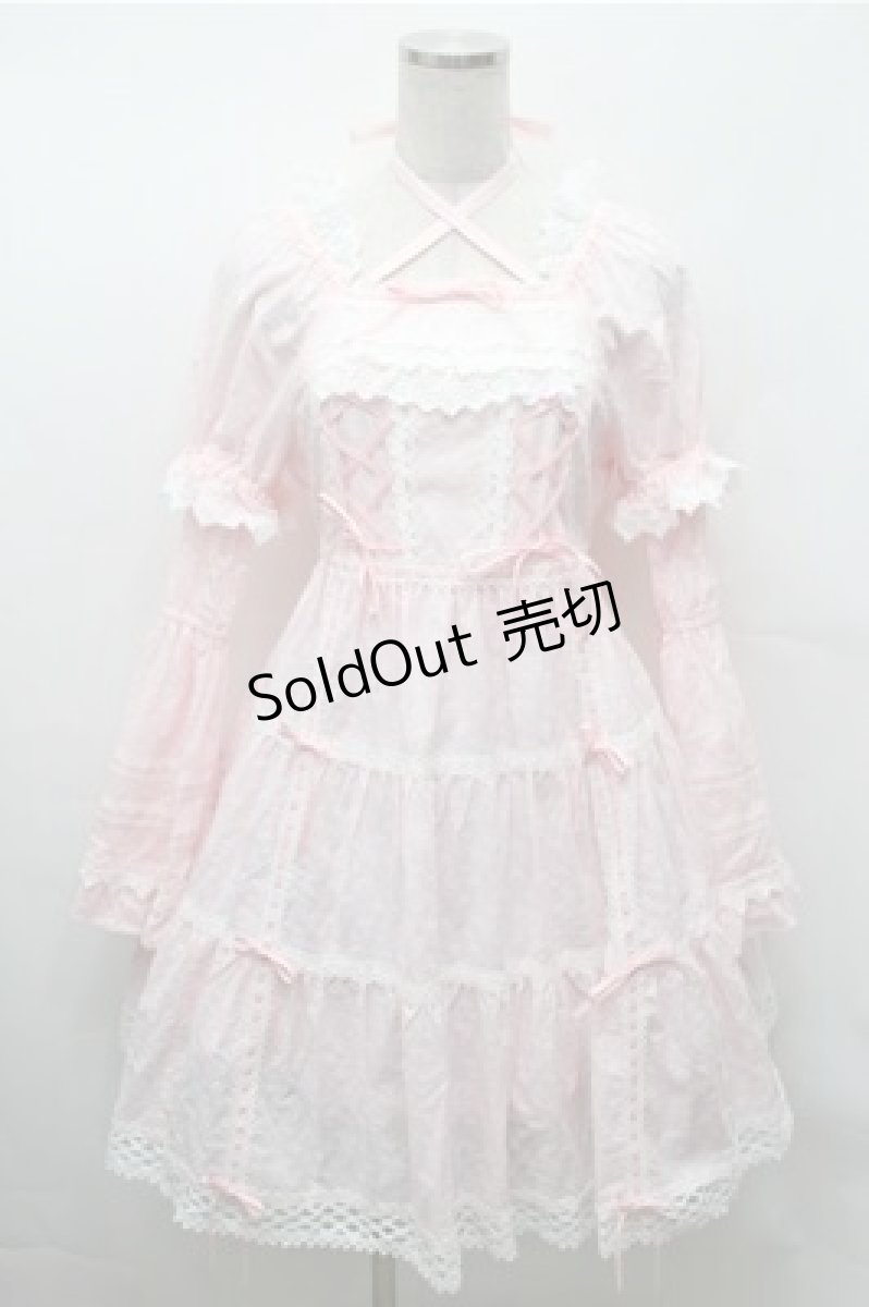 画像1: BABY,THE STARS SHINE BRIGHT / はわせドールワンピース&ヘッドドレスセット  ピンク S-26-02-01-057-BA-OP-AS-ZS (1)