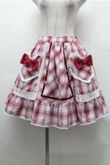 BABY,THE STARS SHINE BRIGHT / Mary Stuartタータンチェックスカート  ピンク S-26-02-01-058-BA-SK-AS-ZS
