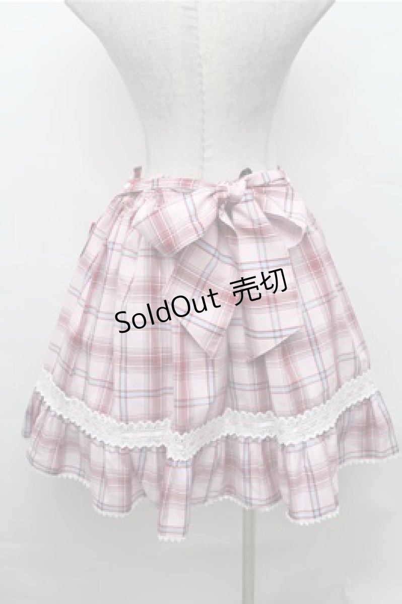 画像2: BABY,THE STARS SHINE BRIGHT / Mary Stuartタータンチェックスカート  ピンク S-26-02-01-058-BA-SK-AS-ZS (2)