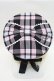 画像3: Angelic Pretty / Sugar タータンチェックベレー  黒×ピンク×サックス S-26-02-01-009-AP-AC-TE-ZS (3)