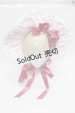 画像2: BABY,THE STARS SHINE BRIGHT / エリザベスボンネット  ピンク S-26-02-01-011-BA-AC-AS-ZS