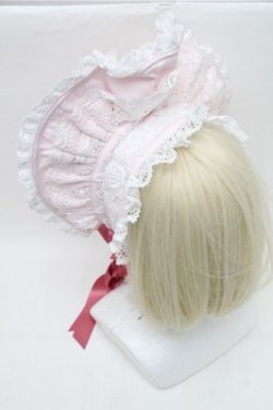 画像3: BABY,THE STARS SHINE BRIGHT / エリザベスボンネット  ピンク S-26-02-01-011-BA-AC-AS-ZS