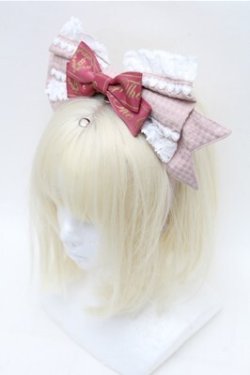 画像1: BABY,THE STARS SHINE BRIGHT / Waffle Cottonカチューシャ  ピンク S-26-02-01-016-BA-TO-AS-ZS