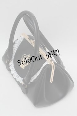 画像3: BABY,THE STARS SHINE BRIGHT / 王冠ガマ口BAG  黒×白 S-26-02-01-021-BA-BG-TE-ZS