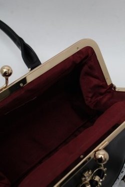 画像5: BABY,THE STARS SHINE BRIGHT / 王冠ガマ口BAG  黒×白 S-26-02-01-021-BA-BG-TE-ZS