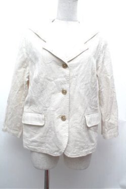 画像1: PINK HOUSE / リネンジャケット  オフ S-26-02-01-028-LO-JA-AS-ZS