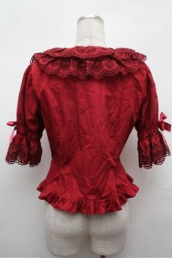 画像2: BABY,THE STARS SHINE BRIGHT / Bee My Sweet Honeyブラウス  赤 S-26-02-01-030-BA-BL-AS-ZS