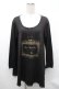 画像1: franche lippee black / プリントTシャツ M 黒 S-26-02-01-034-LO-BL-TE-ZS (1)