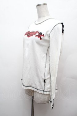 画像3: PUNK / プリントカットソー  白 S-26-02-04-003-PU-TS-HR-ZS