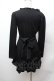 画像3: BPN / フリルロングカーディガン  黒 S-26-02-04-030-GO-TO-HR-ZS (3)