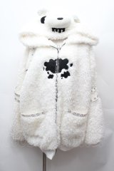 DimMoire / GLOOMY×DimMoire グル〜ミ〜ボアパーカー  白 S-26-02-04-004-0-CO-AS-ZS