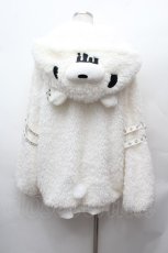 画像3: DimMoire / GLOOMY×DimMoire グル〜ミ〜ボアパーカー  白 S-26-02-04-004-0-CO-AS-ZS (3)