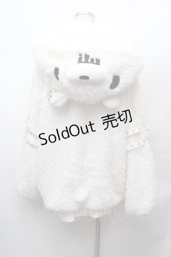 画像3: DimMoire / GLOOMY×DimMoire グル〜ミ〜ボアパーカー  白 S-26-02-04-004-0-CO-AS-ZS