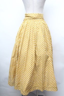 画像3: INGEBORG / フロントボタンドットスカート  イエロー S-26-02-04-043-LO-SK-HR-ZS