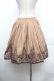 画像3: axes femme / パネル柄プリーツスカート  ベージュ S-26-02-04-048-AX-SK-AS-ZS (3)
