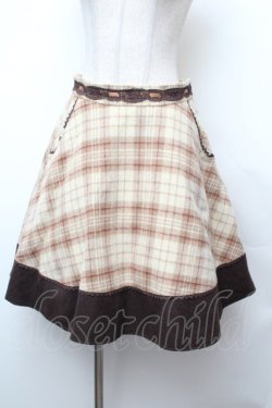 画像1: axes femme / チェックスカート  キナリ S-26-02-04-055-AX-SK-HR-ZS