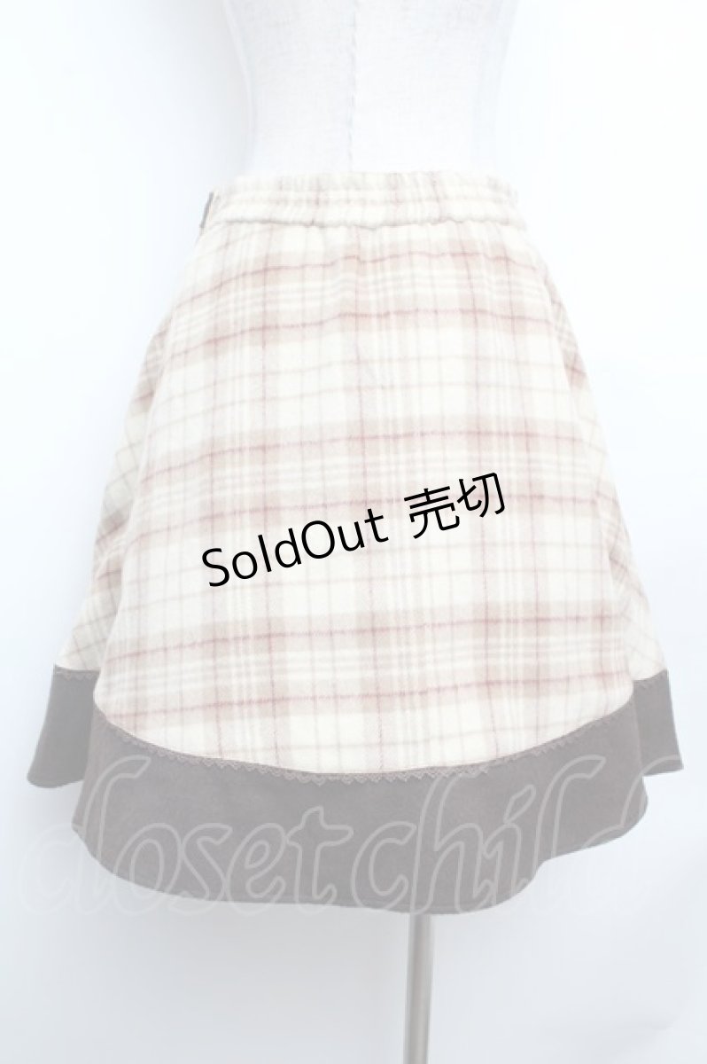 画像4: axes femme / チェックスカート  キナリS-26-02-04-055-AX-SK-HR-ZT591 (4)