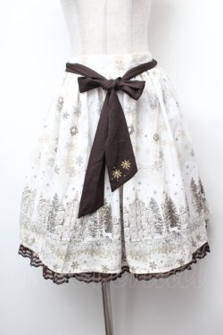 画像1: axes femme / 梯子レーススカート  ベージュ S-26-02-04-057-AX-SK-AS-ZS