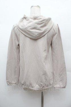 画像3: axes femme / モチーフレース使いパーカー  ベージュ S-26-02-04-006-AX-TO-AS-ZS