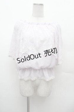 画像1: axes femme / 2WAY刺繍プルオーバー  ラベンダー S-26-02-04-007-AX-TO-AS-ZS