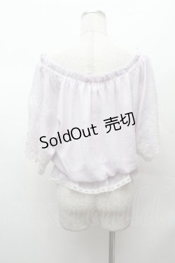 画像3: axes femme / 2WAY刺繍プルオーバー  ラベンダー S-26-02-04-007-AX-TO-AS-ZS