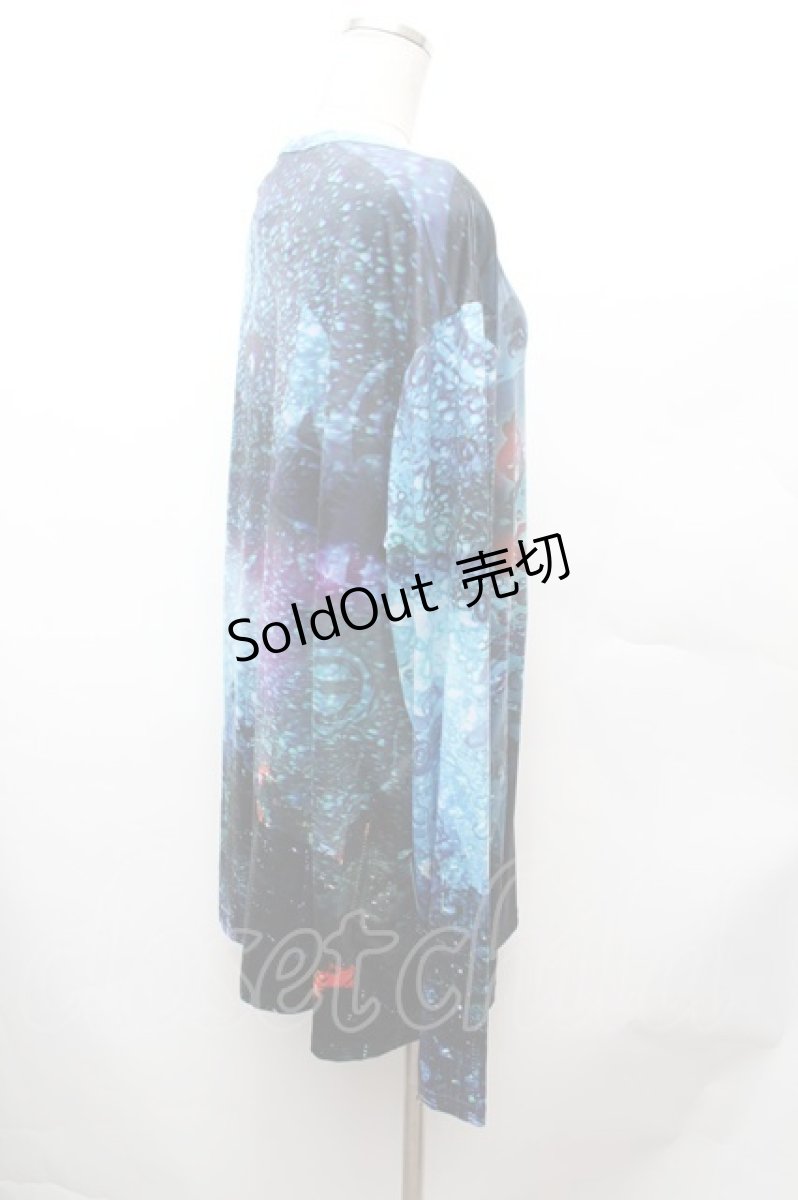 画像3: NieR Clothing / 転写ロンT F ブルー S-26-02-04-010-PU-TS-TE-ZS (3)