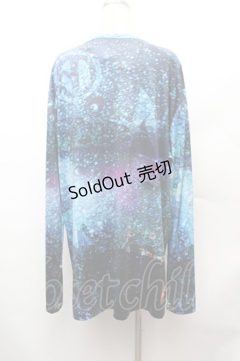 画像4: NieR Clothing / 転写ロンT F ブルー S-26-02-04-010-PU-TS-TE-ZS (4)