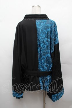 画像3: Deorart / 帯付 KIMONO風 トップス  黒 S-26-02-04-012-PU-TO-AS-ZS