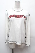 PUNK / プリントカットソー  白 S-26-02-04-003-PU-TS-HR-ZS