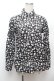 画像1: PUNK / スカル総柄シャツ  黒ｘ白 S-26-02-04-025-PU-TO-HR-ZS (1)