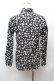 画像4: PUNK / スカル総柄シャツ  黒ｘ白 S-26-02-04-025-PU-TO-HR-ZS (4)
