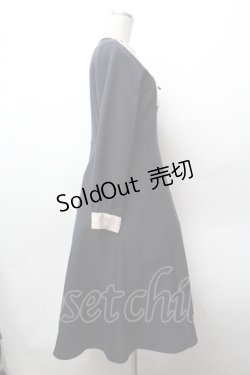 画像3: Fi.n.t / 絵画風ヨーク刺繍ワンピース  紺 S-26-02-05-036-CA-OP-AS-ZS