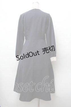 画像4: Fi.n.t / 絵画風ヨーク刺繍ワンピース  紺 S-26-02-05-036-CA-OP-AS-ZS