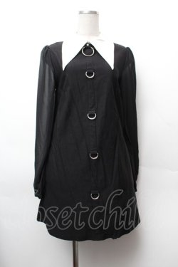 画像1: KILL STAR / SCYLLA MINI DRESS XS 黒 S-26-02-05-038-SL-OP-AS-ZS