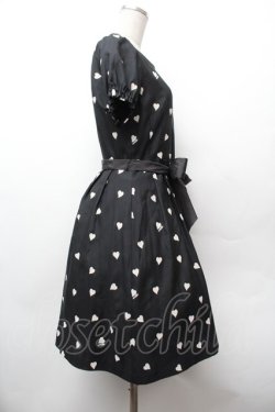 画像2: MILK / ハートワンピース  黒ｘ白 S-26-02-05-040-ML-OP-AS-ZS