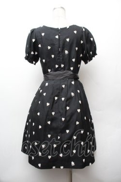 画像4: MILK / ハートワンピース  黒ｘ白 S-26-02-05-040-ML-OP-AS-ZS