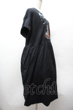 画像3: alcali / ｘミカヅキフタツ　マリオネットロングワンピース  黒 S-26-02-05-041-LO-OP-AS-ZS