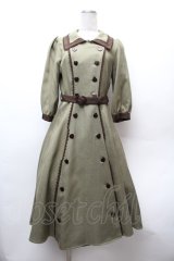 Innocent World / セレーネワンピース M ライトグリーンｘショコラ S-26-02-05-044-IW-OP-AS-ZS