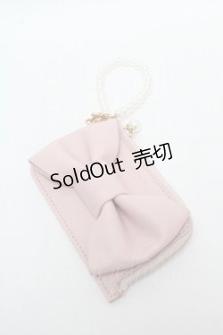 画像1: m petit by misako / NINA’Sコラボリボンコインケース  ピンク S-26-02-05-006-LO-ZA-AS-ZS