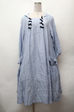 画像1: Jane Marple / セーラーカラーワンピース  サックス S-26-02-05-050-JM-OP-AS-ZS