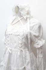 画像2: BABY,THE STARS SHINE BRIGHT / はわせドールワンピース&ヘッドドレスセット  白 S-26-02-05-051-BA-OP-AS-ZS (2)