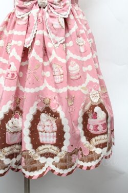 画像2: Angelic Pretty / Sweet Cream Princessジャンパースカート  ピンク S-26-02-05-053-AP-OP-AS-ZS