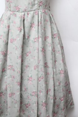 画像2: axes femme kawaii / プティフルールジャンスカ  グリーン S-26-02-05-057-AX-OP-AS-ZS