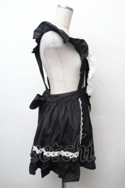 画像2: BABY,THE STARS SHINE BRIGHT / ハートエプロン  黒 S-26-02-05-063-BA-ZA-AS-ZS