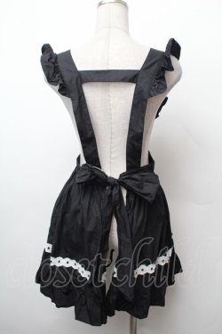 画像3: BABY,THE STARS SHINE BRIGHT / ハートエプロン  黒 S-26-02-05-063-BA-ZA-AS-ZS