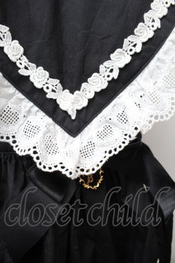 画像5: BABY,THE STARS SHINE BRIGHT / ハートエプロン  黒 S-26-02-05-063-BA-ZA-AS-ZS