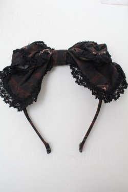 画像2: BABY,THE STARS SHINE BRIGHT / チェスアリス〜あの日の私の宝物〜カチューシャ  黒ｘブラウン S-26-02-05-014-BA-AC-AS-ZS